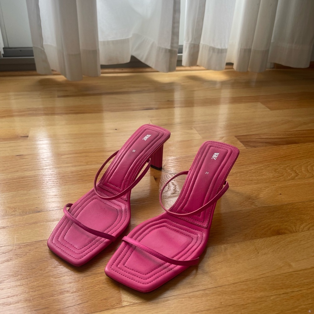 Pink Zara Heels